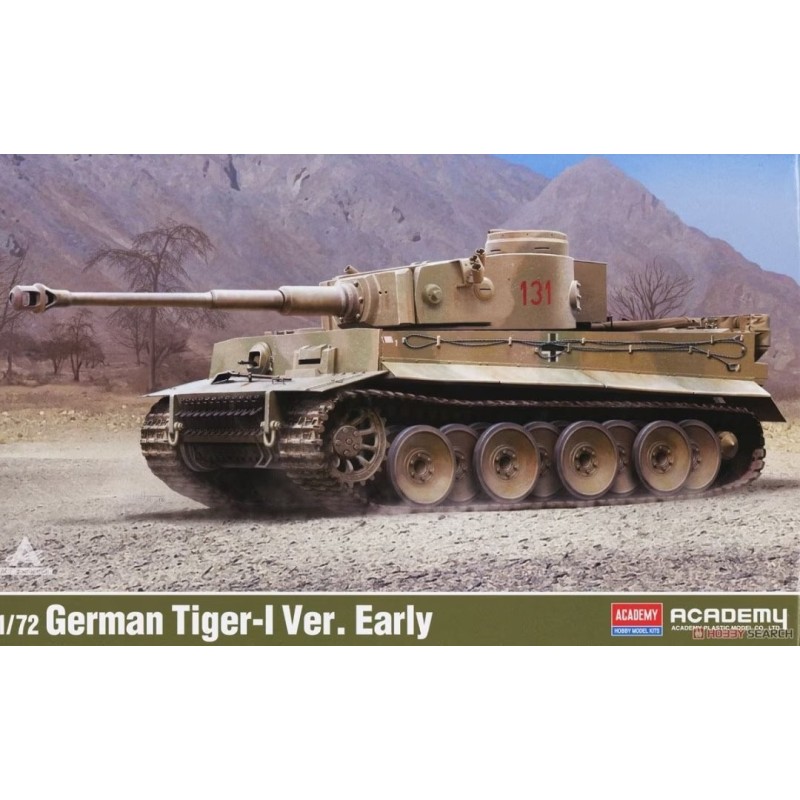 CARRO DE COMBATE SD.KFZ.181 TIGER I Early -Escala 1/72- Academy 13422
