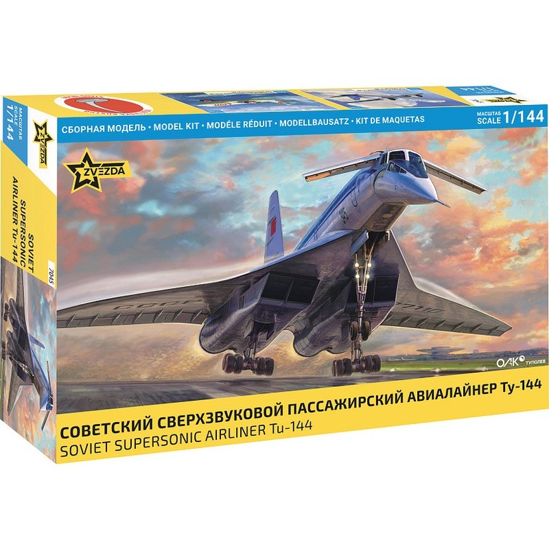 TUPOLEV TU-144 -Escala 1/144- Zvezda 7045