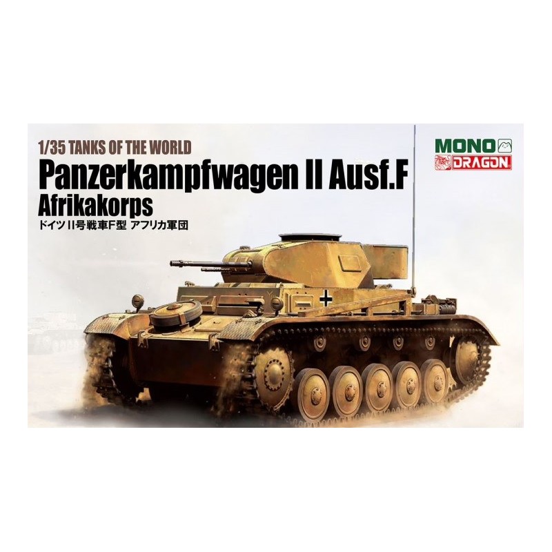CARRO DE COMBATE Sd.Kfz. 121 Ausf. F PANZER II "Afrika Korps" -Escala 1/35- Dragon Models MD002