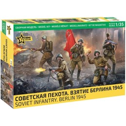 INFANTERIA SOVIETICA (Berlin 1945) -Escala 1/35- Zvezda 3718
