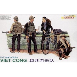 Vietnam: TROPAS VIET CONG -Escala 1/35- Dragon Models 3304