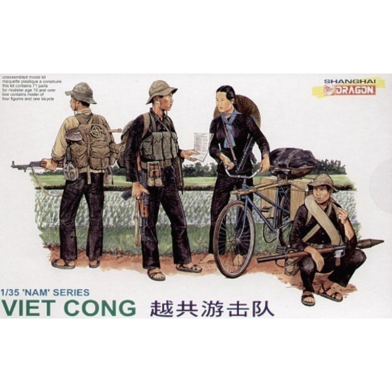 Vietnam: TROPAS VIET CONG -Escala 1/35- Dragon Models 3304