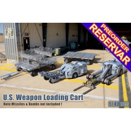 CARRETILLAS DE ELEVACION DE ARMAS U.S. -Escala 1/48- Zimi Model 80160
