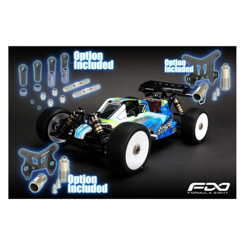 COCHE KIT SPARKO F8 1/8 4WD NITRO BUGGY