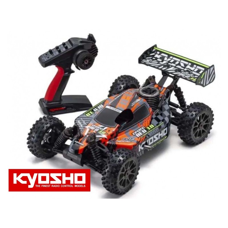 COCHE RTR Inferno Neo 3.0 1:8 RC Nitro Readyset c/KE21SP - T5 Rojo / negro