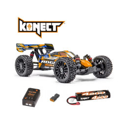 COCHE HOBBYTECH Rogue BUGGY AMARILLO- PACK con batería y cargador 1.ROGB.OR.RTR-PACK