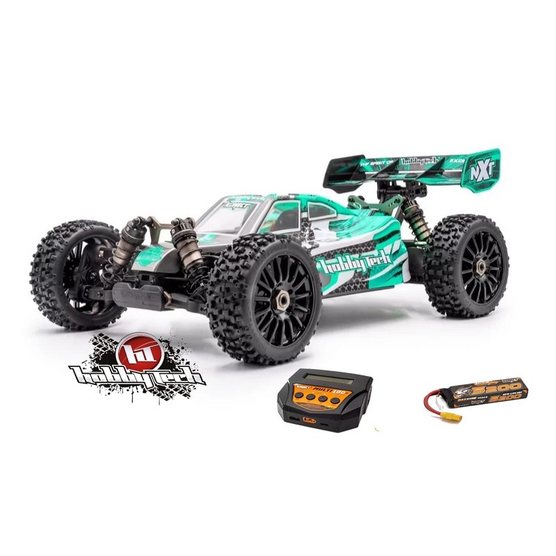 PACK COCHE NXT EVO V2 TURQUESA CON BATERÍA 4S Y CARGADOR PACK.NXT.EVO-V2-TU