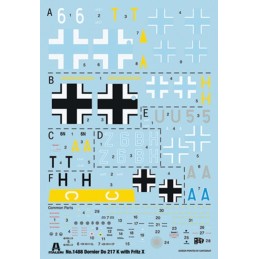 DORNIER Do-217 K-1/K-2 & Bomba guiada Fritz-X -Escala 1/72- Italeri 1488