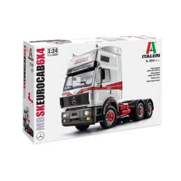 CAMION MERCEDES-BENZ 1850 SK EUROCAB 6 X 4 -Escala 1/24- Italeri 3924