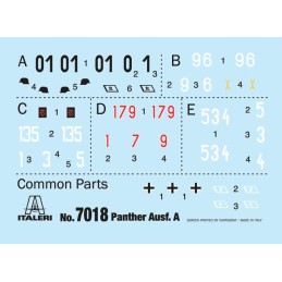 CARRO DE COMBATE Sd.Kfz. 171 Panther Ausf. A -Escala 1/72- Italeri 7018