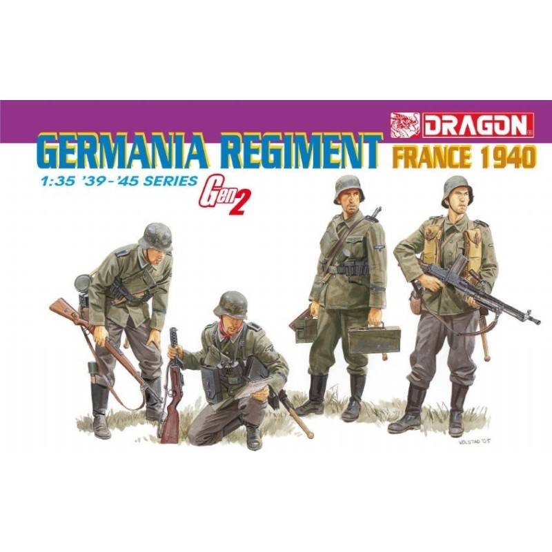 INFANTERIA ALEMANA "Reg. GERMANIA" (Francia 1940) -Escala 1/35- Dragon Models 6281