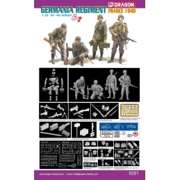 INFANTERIA ALEMANA "Reg. GERMANIA" (Francia 1940) -Escala 1/35- Dragon Models 6281