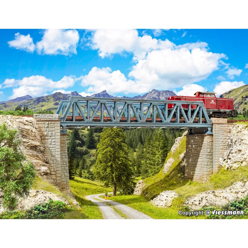 PUENTE DE HIERRO (150 x 30 mm) -Escala 1/160 - N- Vollmer 47800 PUENTE DE HIERRO (150 x 30 mm) -Escala 1/160 - N- Vollmer 47800