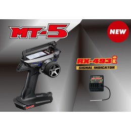 Emisora Sanwa MT-5 FH5 con receptor RX493i - Sanwa SWS.101A32671A