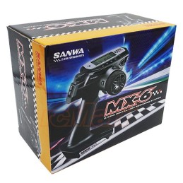EMISORA RADIO Sanwa MX-6 + Receptor RX391W Waterproft