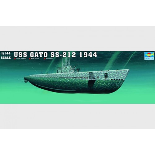 SUBMARINO U.S.S. GATO SS-212 (1944) -Escala 1/144- Trumpeter 05906
