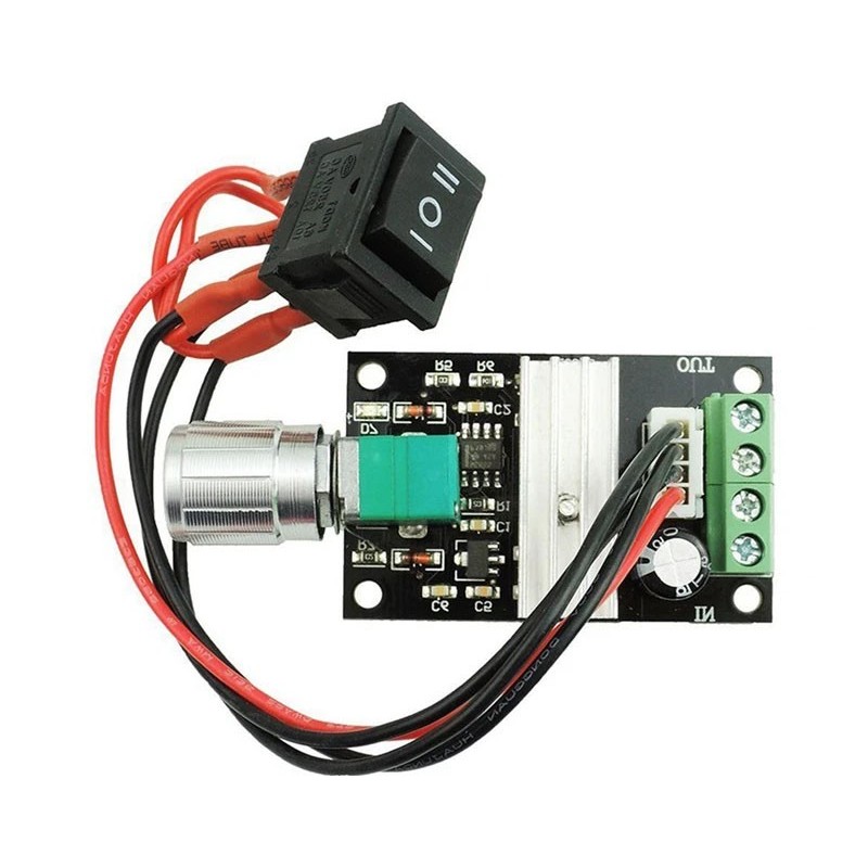 CONTROLADOR MOTOR CON INTERRUPTOR 6V-12V 3A