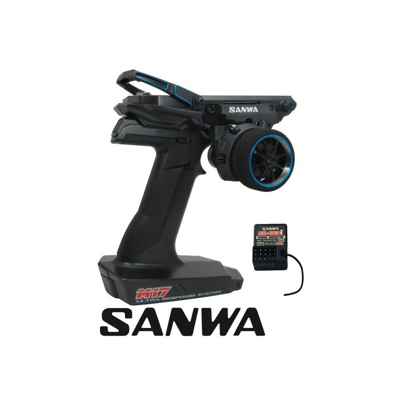 EMISORA RADIO SANWA M17 Limited Edition AZUL + RECEPTOR (101A33071A)