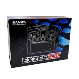EMISORA RADIO SANWA Exzes ZIII + receptor RX-493i + con bateria INSTALADA