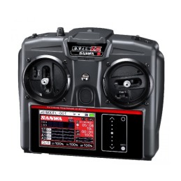 EMISORA RADIO SANWA Exzes ZIII + receptor RX-493i + con bateria INSTALADA