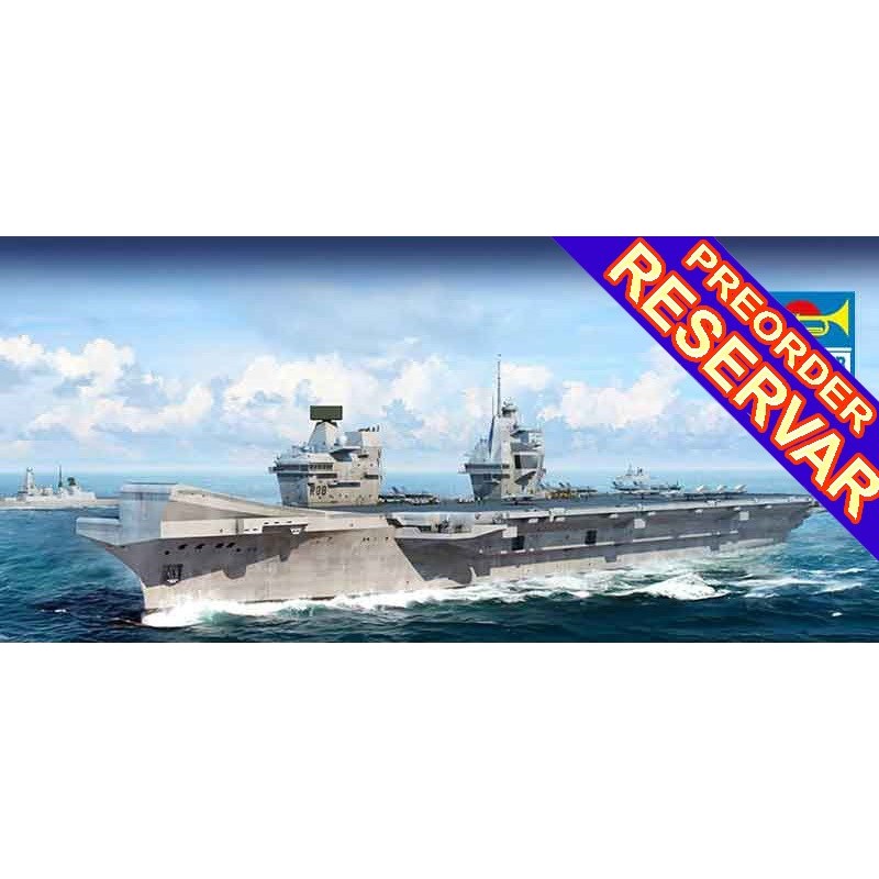 PORTAAVIONES H.M.S. Queen Elizabeth -Escala 1/700- Trumpeter 06751 PORTAAVIONES H.M.S. Queen Elizabeth -Escala 1/700- Trumpeter 06751