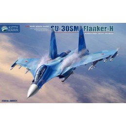 SUKHOI Su-30 SM Flanker-H -Escala 1/48- Kitty Hawk 80171