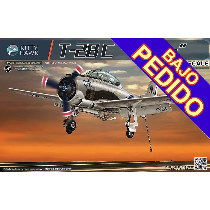 NORTH AMERICAN T-28 C Trojan -Escala 1/32- Kitty Hawk KH32015 NORTH AMERICAN T-28 C Trojan -Escala 1/32- Kitty Hawk KH32015