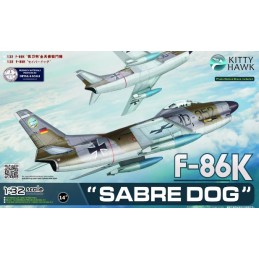 NORTH AMERICAN F-86 K SABRE DOG -Escala 1/32- Kitty Hawk KH 32008 NORTH AMERICAN F-86 K SABRE DOG -Escala 1/32- Kitty Hawk KH 32008