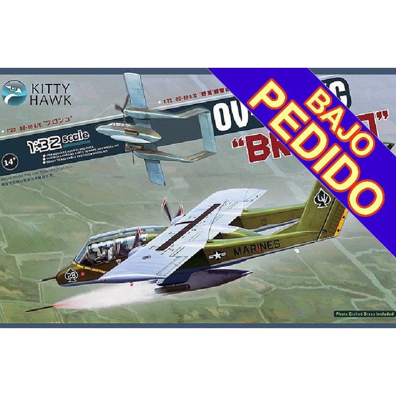 NORTH AMERICAN ROCKWELL OV-10 A/B BRONCO -Escala 1/32- Kitty Hawk KH32004 NORTH AMERICAN ROCKWELL OV-10 A/B BRONCO -Escala 1/32- Kitty Hawk KH32004