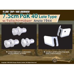 CAÑON ANTICARRO PAK-40 (75 mm) Late Type & FallschJäger -Escala 1/35- Dragon Models 6250 CAÑON ANTICARRO PAK-40 (75 mm) Late Type & FallschJäger -Escala 1/35- Dragon Models 6250