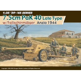 CAÑON ANTICARRO PAK-40 (75 mm) Late Type & FallschJäger -Escala 1/35- Dragon Models 6250 CAÑON ANTICARRO PAK-40 (75 mm) Late Type & FallschJäger -Escala 1/35- Dragon Models 6250