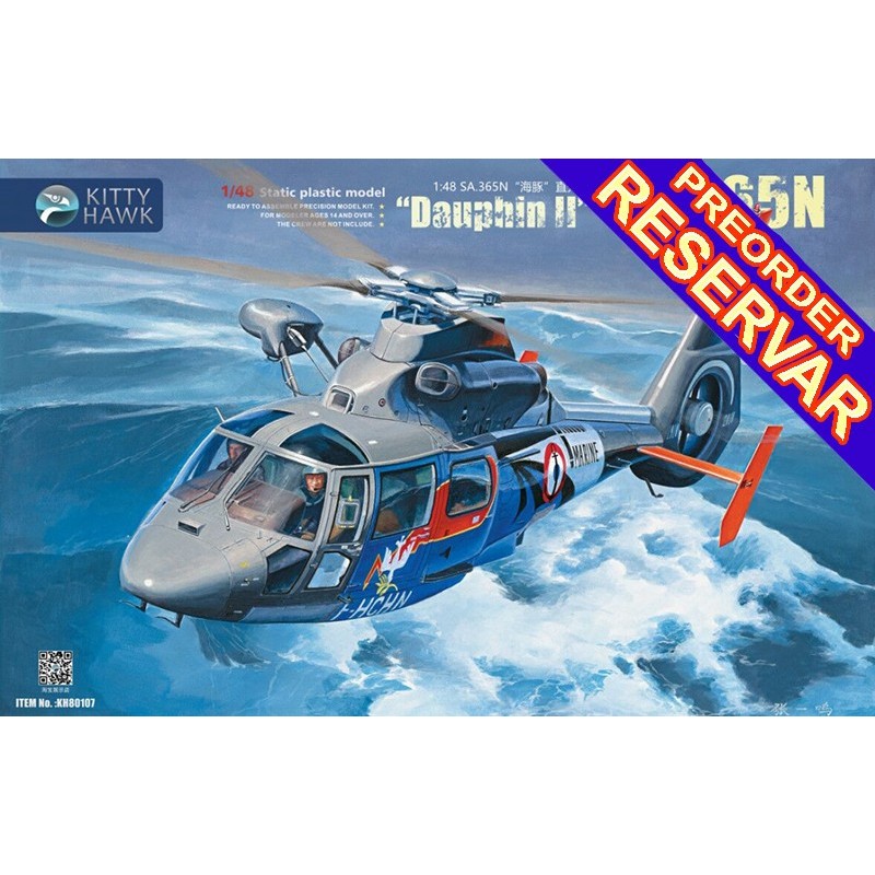 AEROSPATIALE SA-365N DAUPHIN II -Escala 1/48- Kitty Hawk KH80107