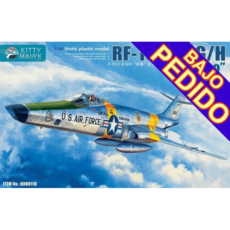 McDONNELL RF-101 C/ G /H Voodoo -Escala 1/48- Kitty Hawk KH80116
