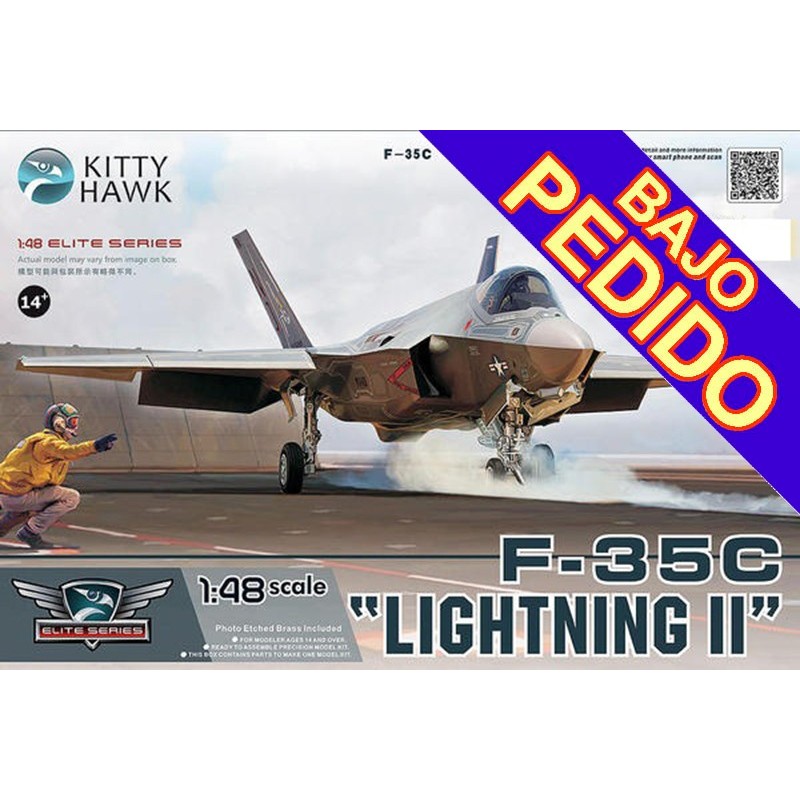 LOCKHEED F-35C Lightning II -Escala 1/48- Kitty Hawk KH80132
