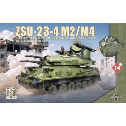 VEHICULO ANTIAEREO ZSU-23-4 SILKA M2/M4 -Escala 1/35- Zimi Model 35124