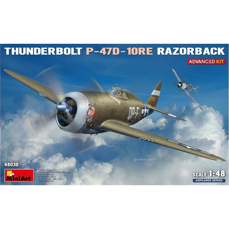 REPUBLIC P-47 D-10RE Thunderbolt Razorback (Advanced Kit) -Escala 1/48
