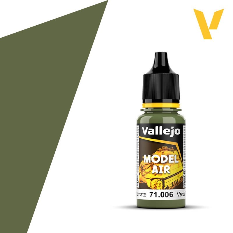 PINTURA ACRILICA CAMUFLAGE VERDE CLARO (17 ml)