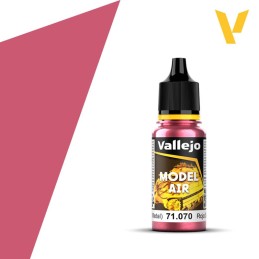 PINTURA ACRILICA ROJO SEÑAL METALIZADO (17 ml) vallejo modelaiR