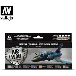 SET COLORES ARMEE DE lïAIR ET DE lïESPACE POST GUERRA Y PRESENTE - Acrylicos Vallejo 71627