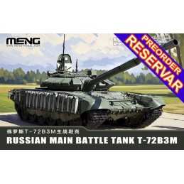 CARRO DE COMBATE T-72 B3M -Escala 1/72- Meng Model 72-007
