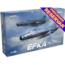 MIKOYAN GUREVICH MiG-21 F-13 EFKA "Czechoslovak service" -Escala 1/48-