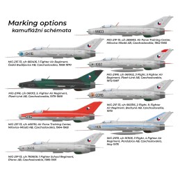 MIKOYAN GUREVICH MiG-21 F-13 EFKA "Czechoslovak service" -Escala 1/48-