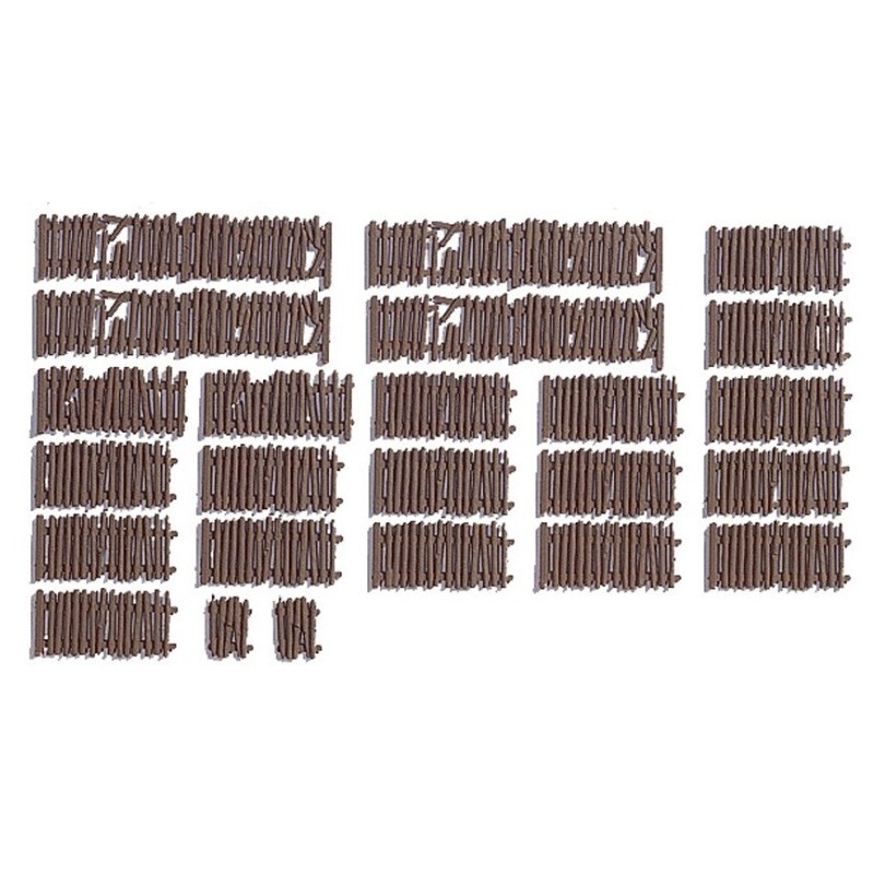 VALLA MARRON RUSTICA - ESCALA H0 - 90CMS -HMT13961