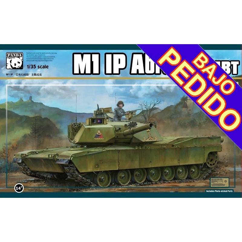 CARRO DE COMBATE M-1 IP Abrams -Escala 1/35- Panda Hobby PH35038