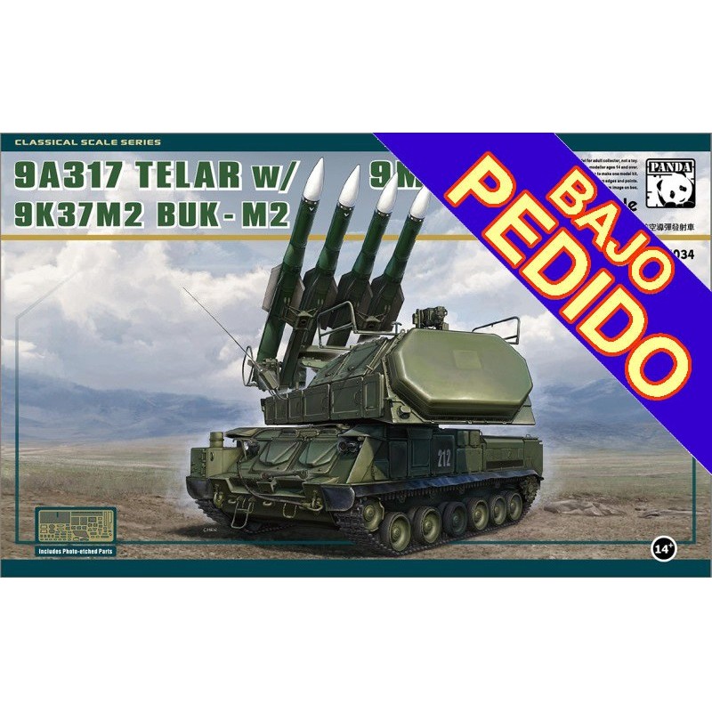 SISTEMA ANTIAEREO 9A317 TELAR & 9M317 - 9K37M2 Buk-M2 -Escala 1/35- Pa