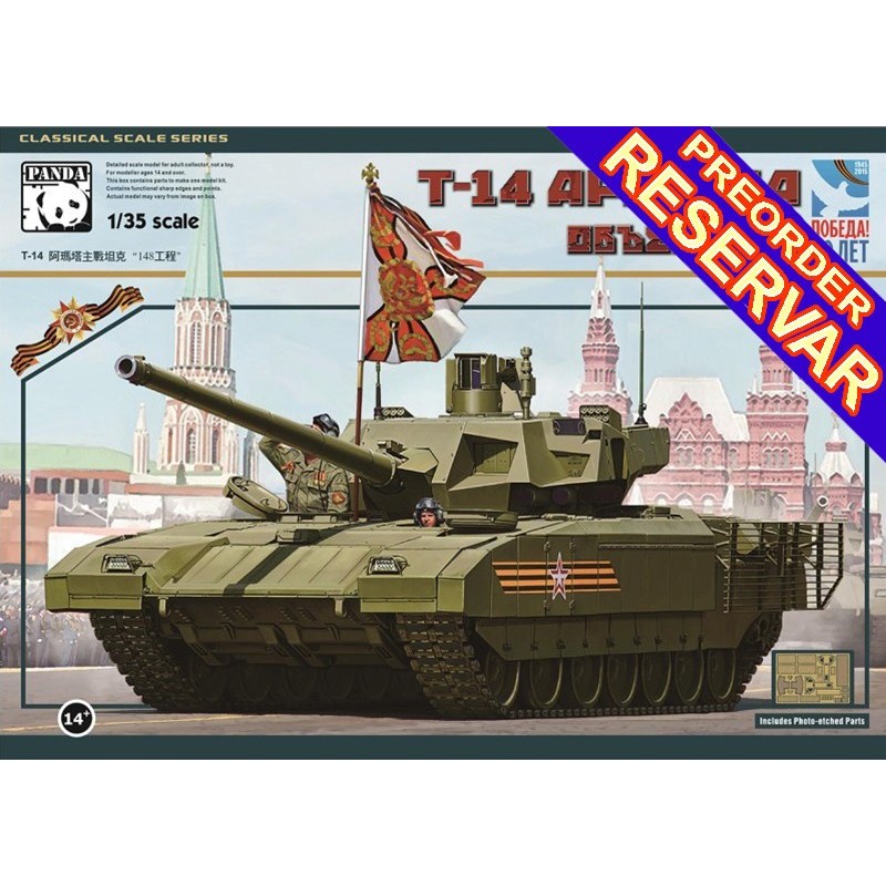 CARRO DE COMBATE T-14 Armata (Objext 148) -Escala 1/35- Panda Hobby PH