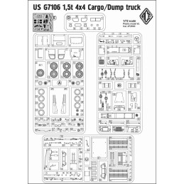 CHEVROLET G7106 1,5t 4x4 Cargo/Dump -Escala 1/72- Ace Model 72600