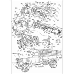 CHEVROLET G7106 1,5t 4x4 Cargo/Dump -Escala 1/72- Ace Model 72600