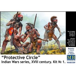 Indian Wars Series: PROTECTIVE CIRCLE Nº1 -Escala 1/35- Master Box MB35236