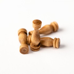 COLUMNA MADERA NOGAL 11 mm 100 unidades - Amati 403511